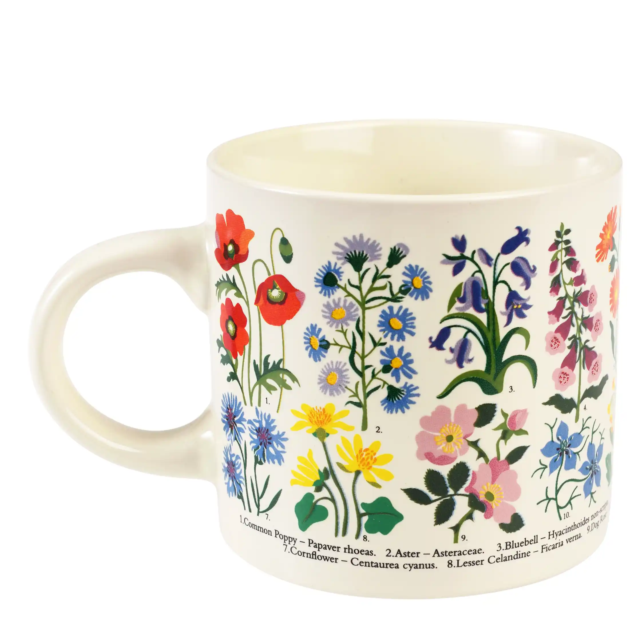 ceramic mug - wild flowers