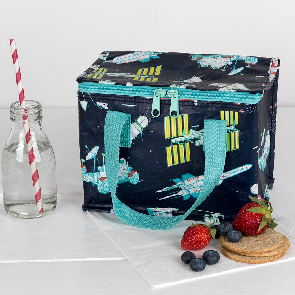 insulated lunch bag - space age