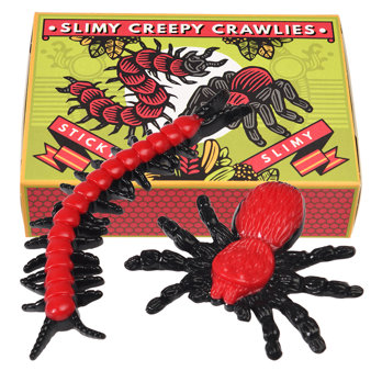 slimy creepy crawlies in a box