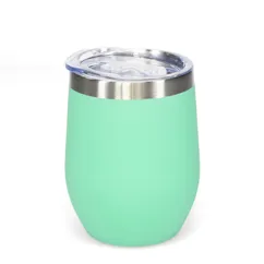 rubber coated travel cup 350ml - mint green rubber coated travel cup 350ml - mint green