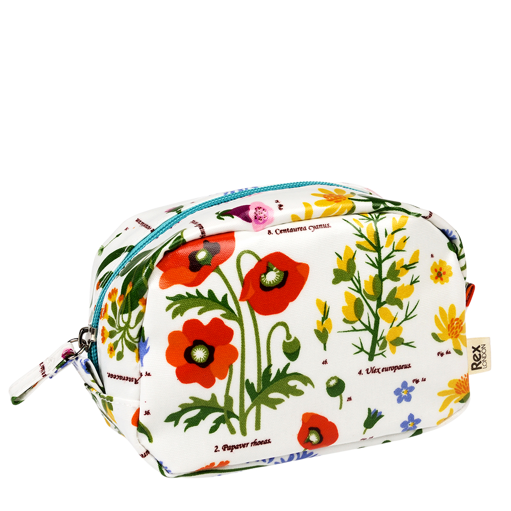 makeup bag - wild flowers