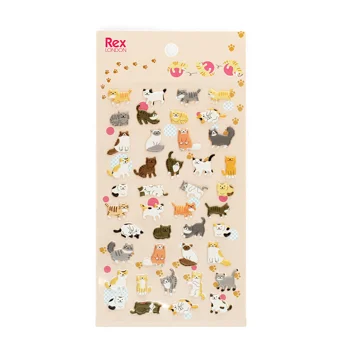 3d puffy stickers - cats 3d puffy stickers - cats