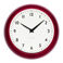 retro wall clock - red