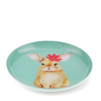coupelle vide-poches ronde en métal - lapin