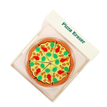 pizza eraser (7 slices)