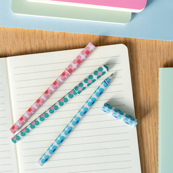 kugelschreiber aus papier (3-er set) - daisy