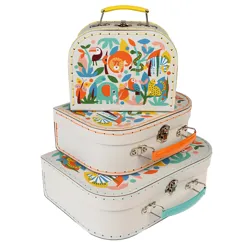 storage cases (set of 3) - wild wonders storage cases (set of 3) - wild wonders
