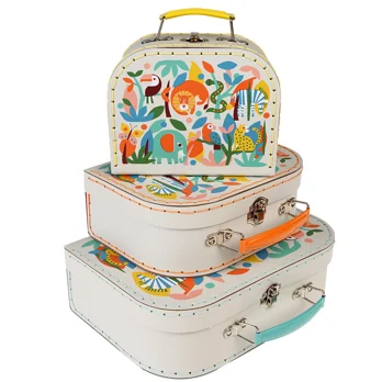 storage cases (set of 3) - wild wonders storage cases (set of 3) - wild wonders