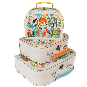 storage cases (set of 3) - wild wonders