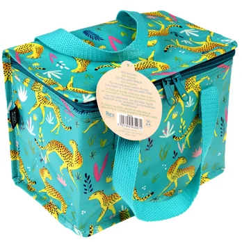 insulated lunch bag - cheetah insulated lunch bag - cheetah