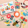 cardboard learn to stitch activity