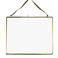 cadre a suspendre paysage en laiton 25x20cm