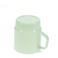 tasse à café empilable en verre 280ml - vert menthe