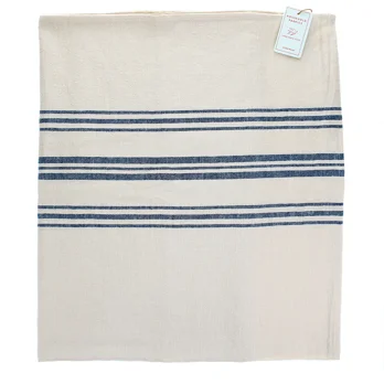 tischdecke aus reinem belgischem leinen (120 x 180 cm) – blau gestreift tischdecke aus reinem belgischem leinen (120 x 180 cm) – blau gestreift