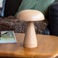 dimmable mushroom touch lamp - fawn