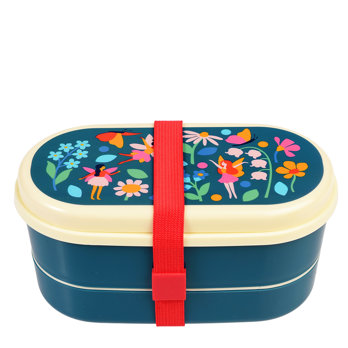 children's bento box - fairies in the garden