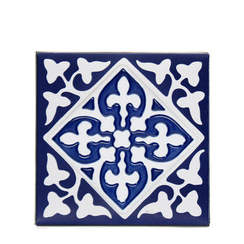 ceramic coasters (set of 2) - blue