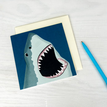 carte de voeux requins