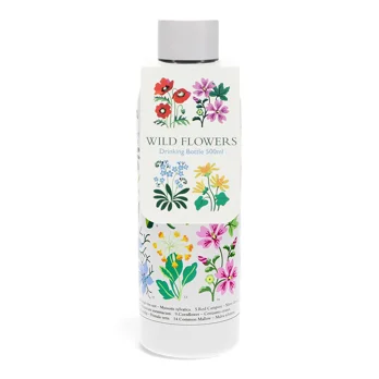 stainless steel drinks bottle 500ml - wild flowers stainless steel drinks bottle 500ml - wild flowers