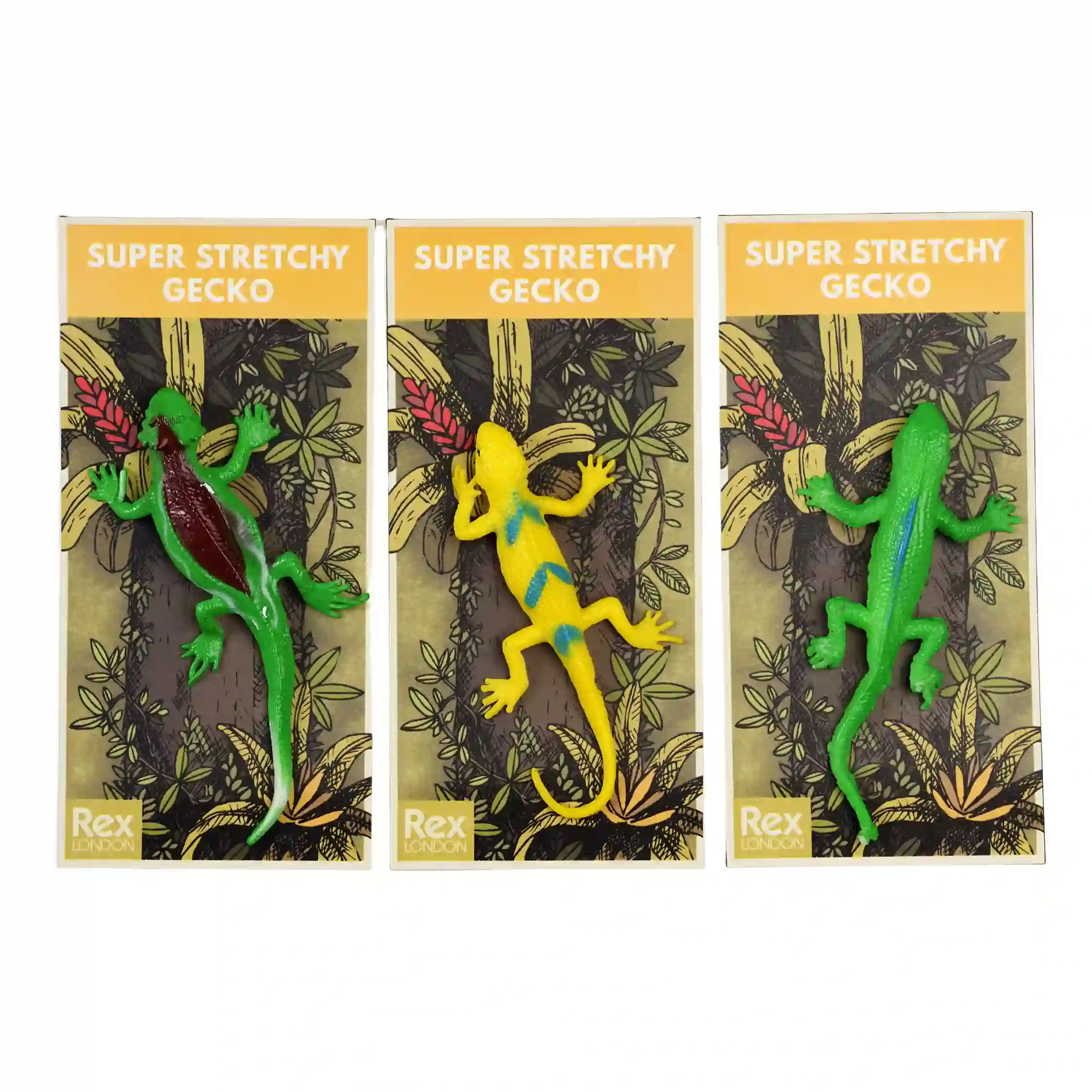 super-elastische geckos (sortiert)