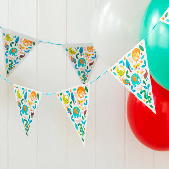 paper bunting (3 metres) - wild wonders