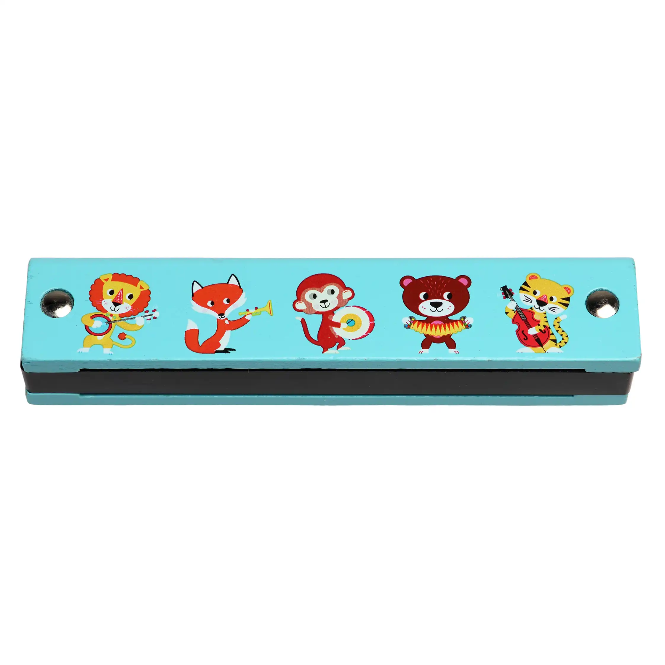 harmonica en bois animal band