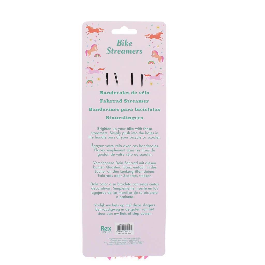 serpentins vélo - licorne