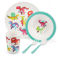 service de table enfant en mélamine (5 pièces) - baby dinos