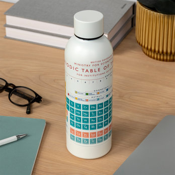 stainless steel bottle 500ml - periodic table