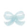 hair claw clip - blue bow