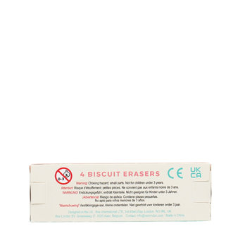 gommes (lot de 4) - biscuits