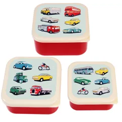 snack boxes (set of 3) - road trip
