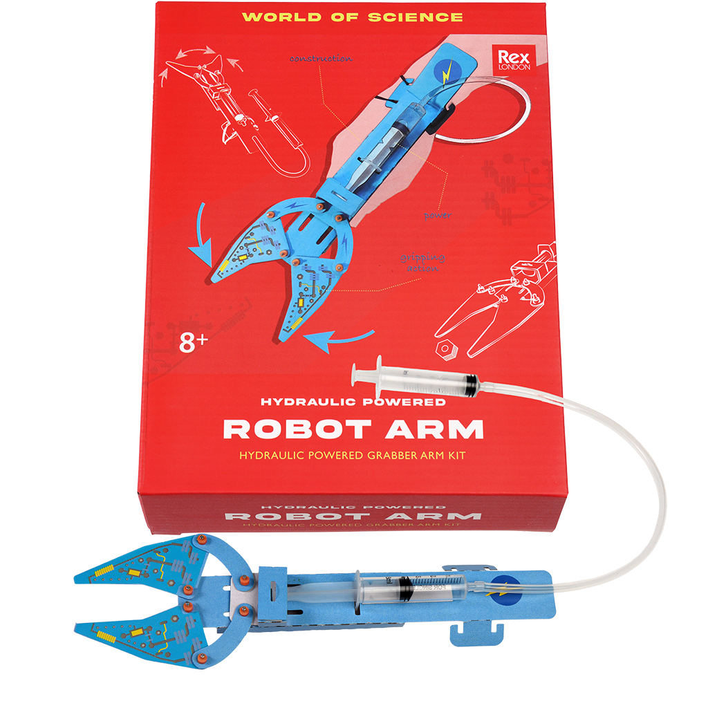 construisez votre propre bras de robot hydraulique