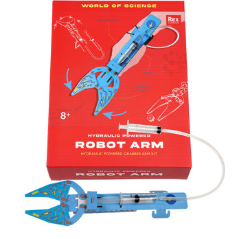 make your own hydraulic powered robot arm