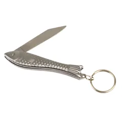 fish shaped pocket knife keyring - spirit of adventure fish shaped pocket knife keyring - spirit of adventure