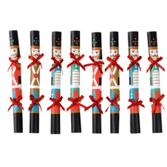 mini-weihnachtsbaumdekoration nutcracker soldier (packung mit 8 stück) mini-weihnachtsbaumdekoration nutcracker soldier (packung mit 8 stück)