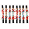 mini christmas tree decorations (pack of 8) - nutcracker soldier