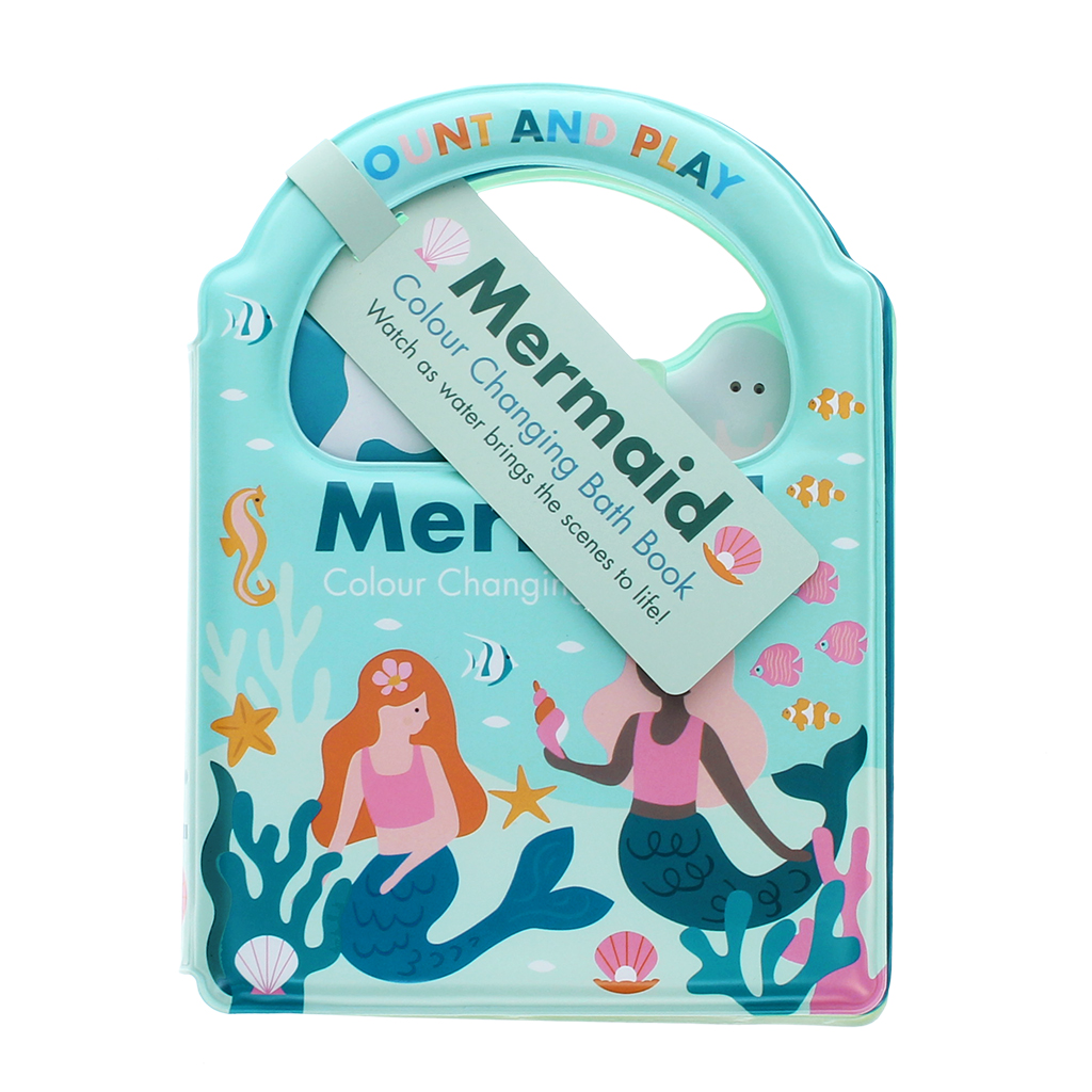 colour changing bath book - mermaids