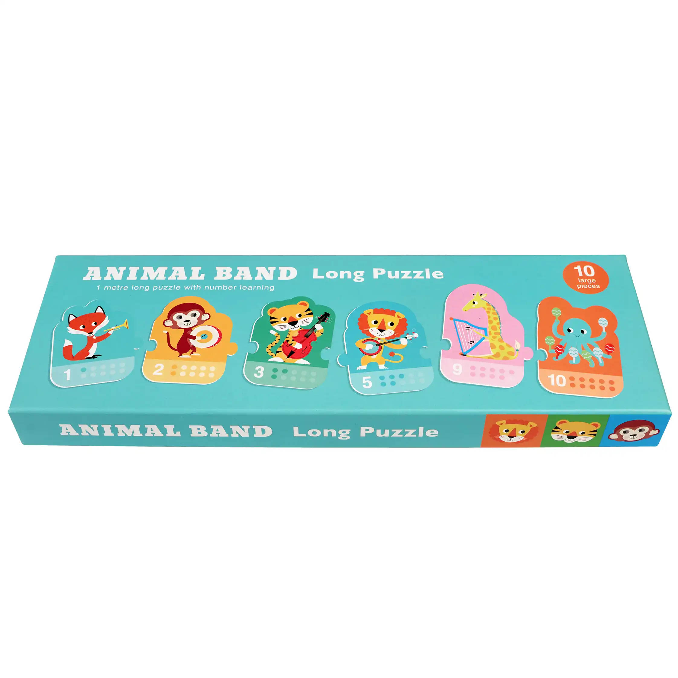 banda animal puzzle largo