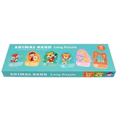 langes puzzle animal band