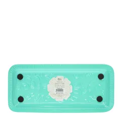 enamel trinket tray - aqua enamel trinket tray - aqua