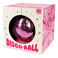 boule disco suspendue (20 cm) - rose