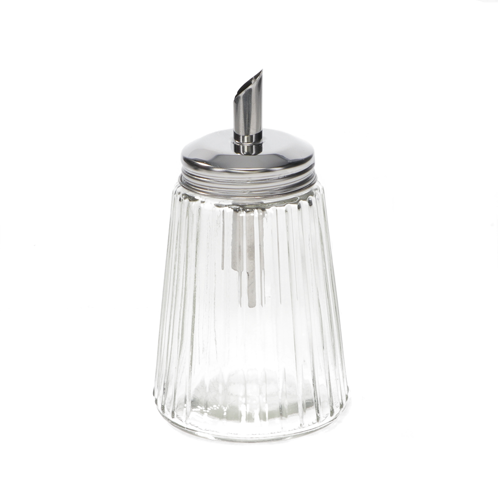 glass sugar shaker 250ml