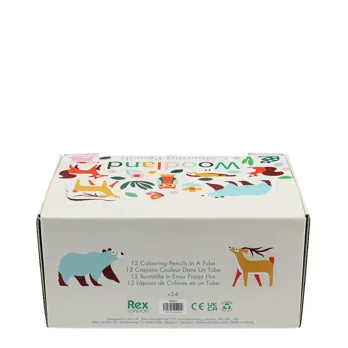 buntstifte in der pappröhre - woodland buntstifte in der pappröhre - woodland