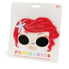 funglasses - lunettes de soleil sirène aux cheveux roux funglasses - lunettes de soleil sirène aux cheveux roux