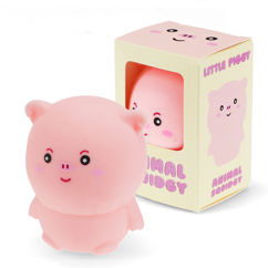 jouet animal malléable - cochon