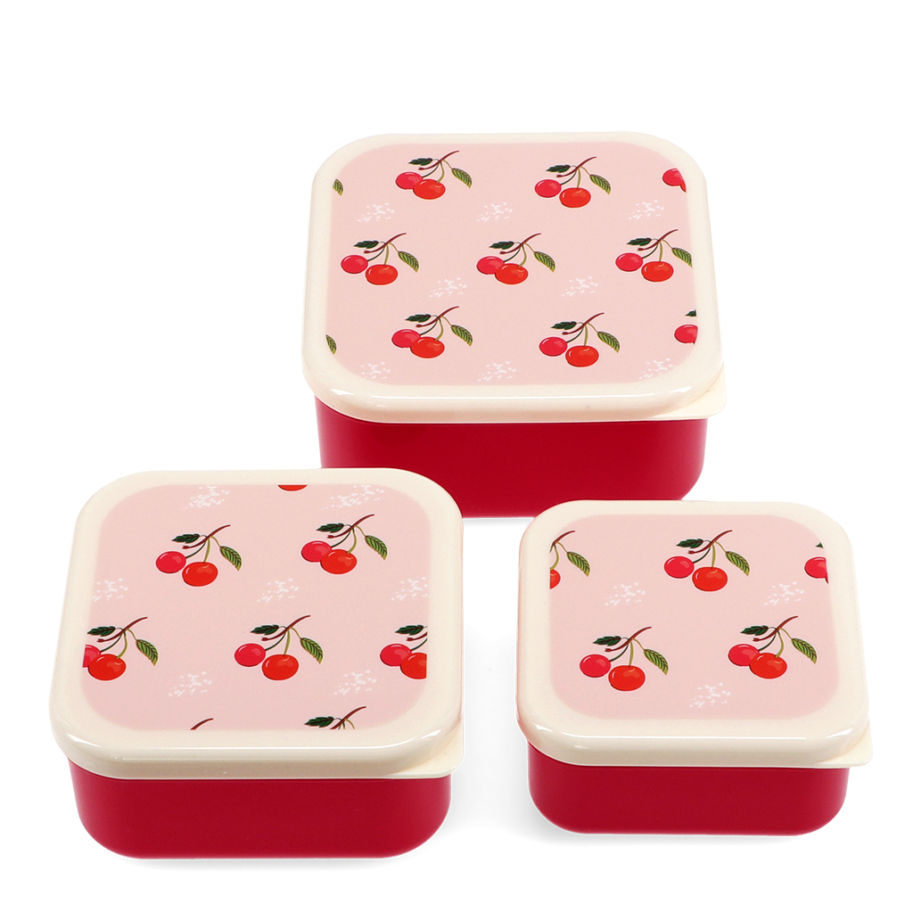 snack boxes (set of 3) - little cherry