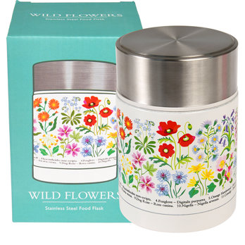 flacon alimentaire inox wild flowers