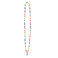beaded phone chain - rainbow heart