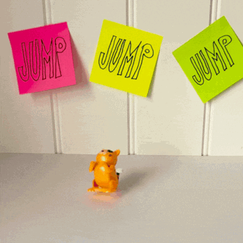 aufziehbares, hüpfendes spielzeugtier - katze